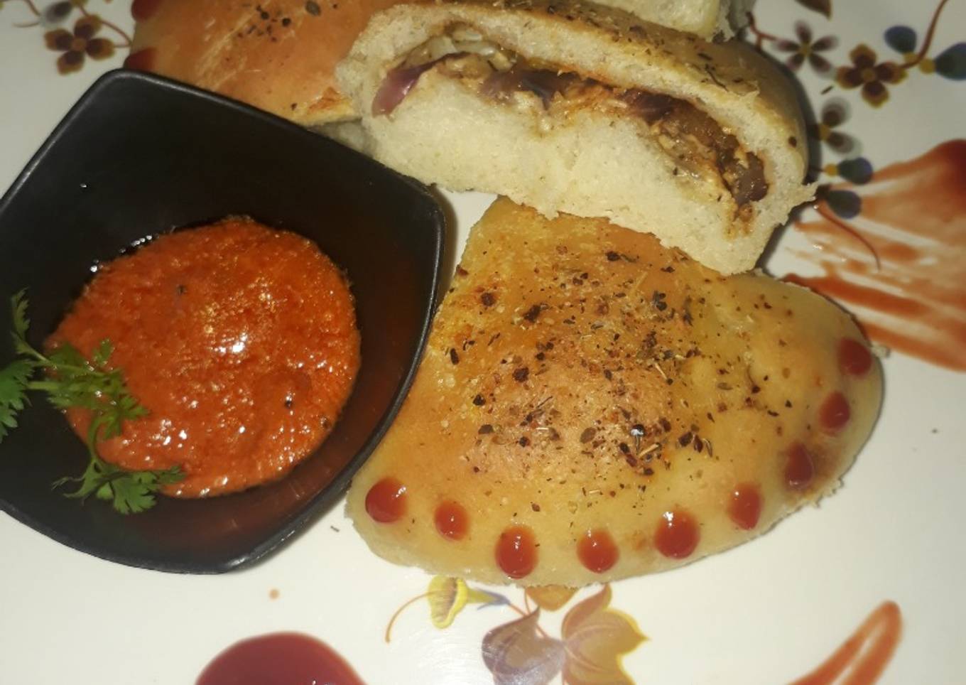 Super soft pizza bomb pav