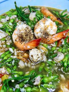 Hình của món Canh bông Thiên lý.