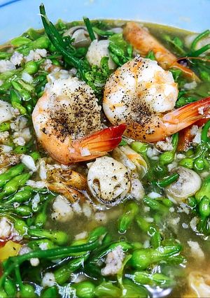 Hình của món Canh bông Thiên lý.