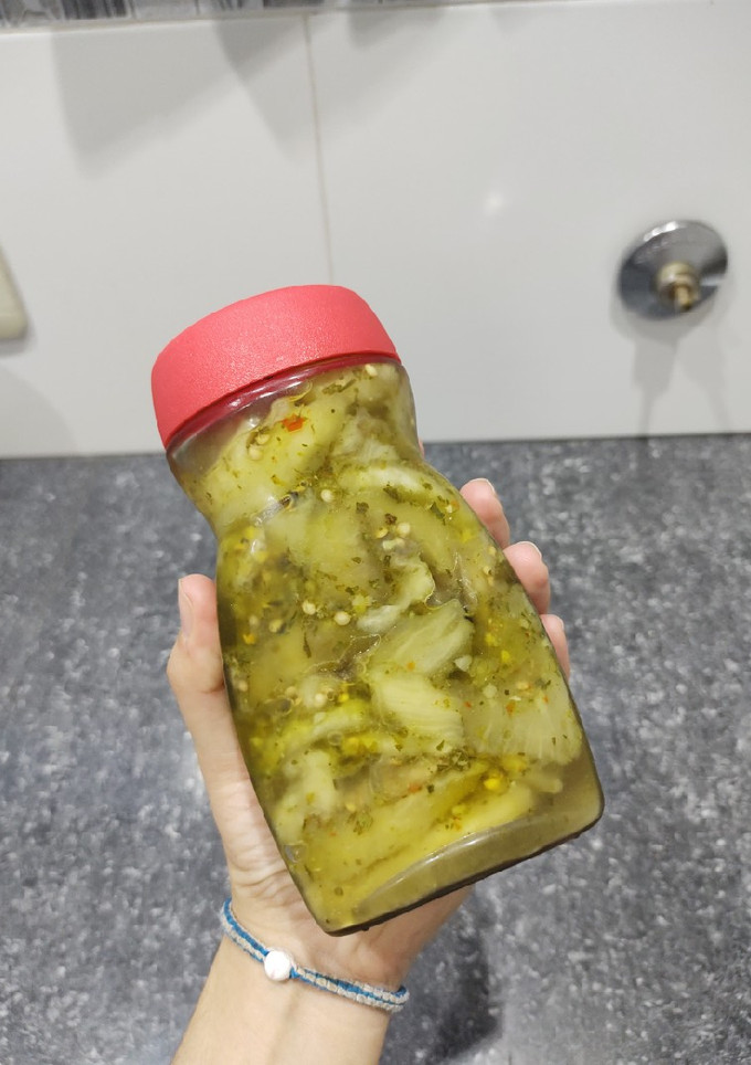 Una foto de Berenjenas al escabeche