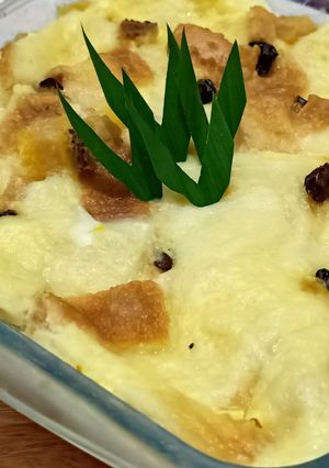 Foto resep Steam banana bread pudding