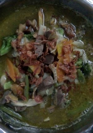 Foto resep Cap cay jamur ati ampela jawa