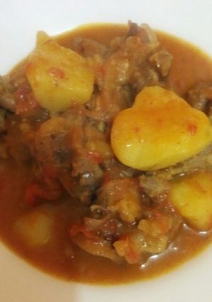 A picture of Beef stew#4weeks challenge #.