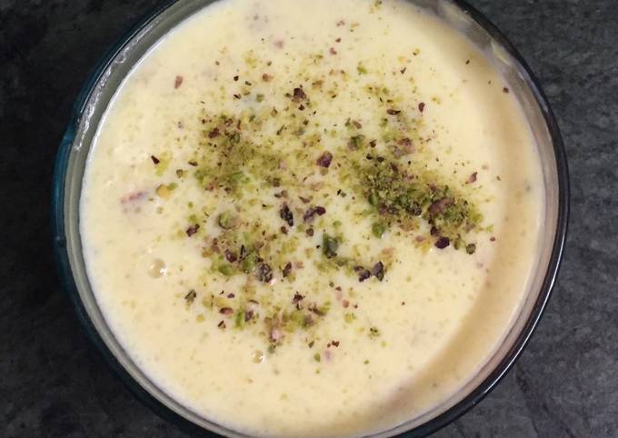 Yummy dessert phirni