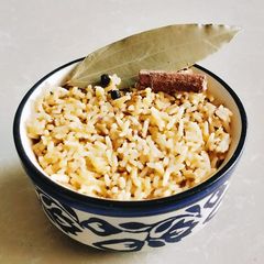 A picture of Besan wale Rice.