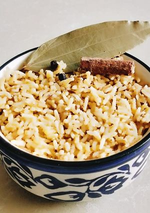 A picture of Besan wale Rice.