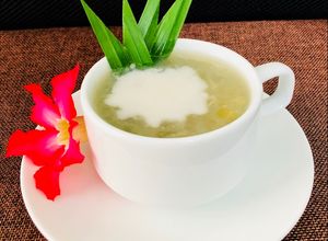 Hình của món Chè Nha Đam Đậu Xanh.