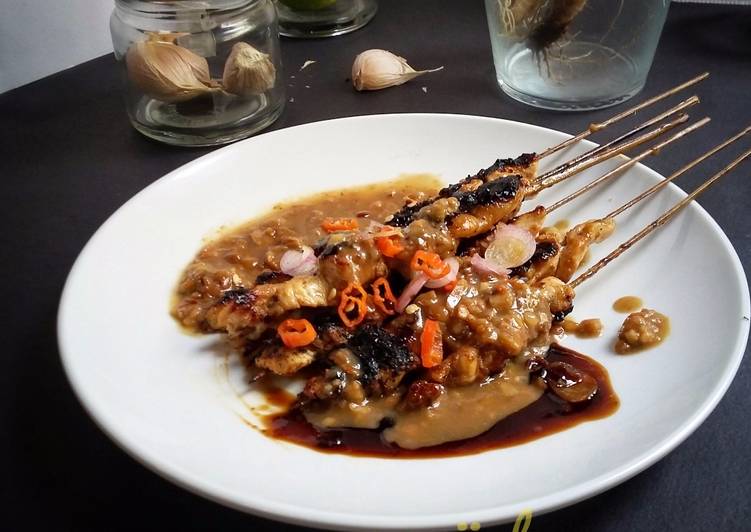 Resep Sate Taichan (Ayam bumbu kacang _ praktis dan enak