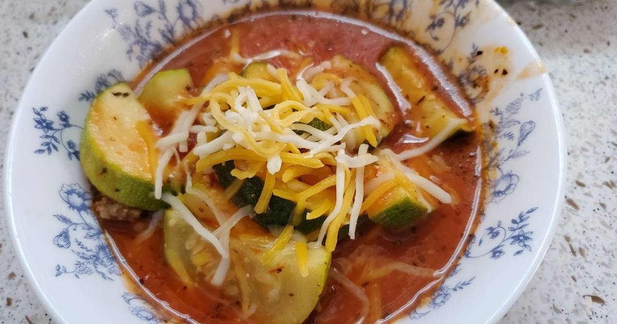 Zucchini Tomato Italian Sausage Soup Recipe By Lauren Cookpad