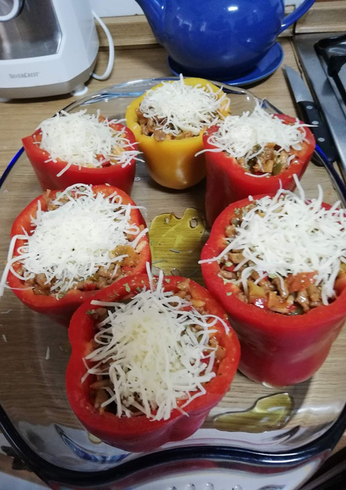 Una foto de Pimientos rellenos