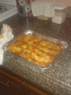 Una foto de Lasagna de carne y jamón