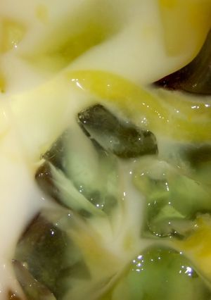 Foto resep Es blewah nutrijell susu santan