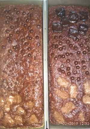 Foto resep Bolu pisang coklat eggless