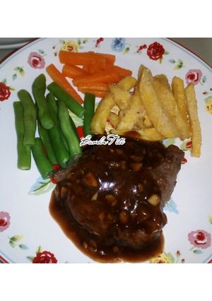 Foto resep 364.Beef Steak With Blackpepper Sauce