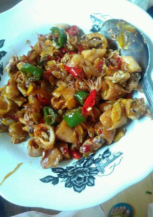 Foto resep Cumi asin cabe ijo