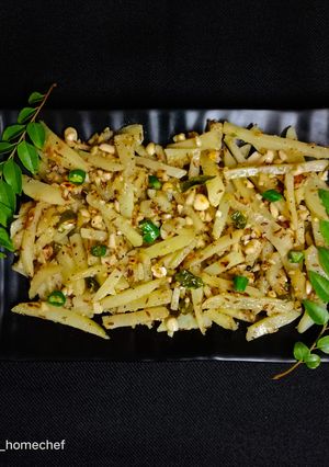 A picture of Potato Peanuts Khichdi.