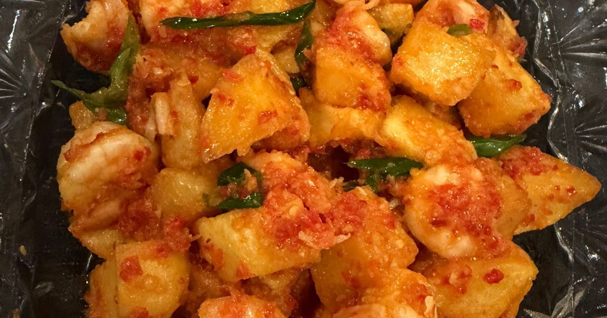 Udang Kentang Balado