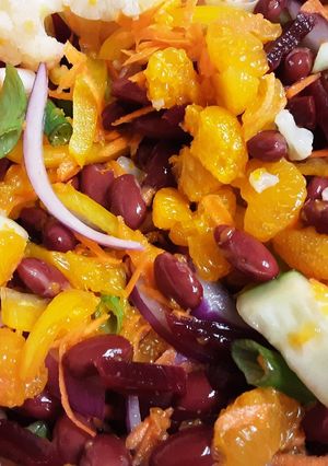A picture of Nan's Confetti Salad.