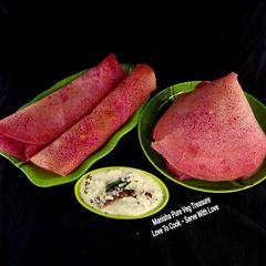 A picture of Beetroot Pink Topi Dosa.