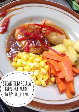 Foto resep Steak tempe ala bundae varo