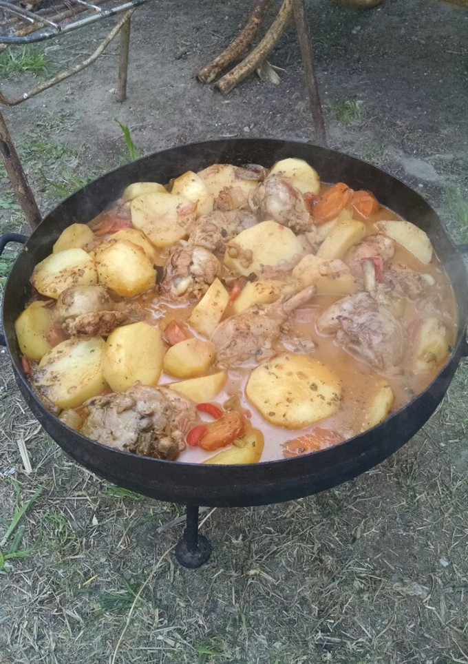 Una foto de Pollo al disco!!