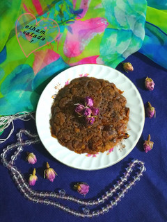 عکسی از دستور حلوا خرما الهام پز