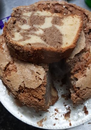 Una foto de Bizcochuelo marmolado