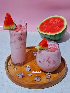 Foto resep Es Susu Semangka