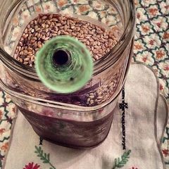 A picture of Blueberry Green Juice Smoothie.