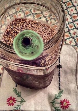A picture of Blueberry Green Juice Smoothie.