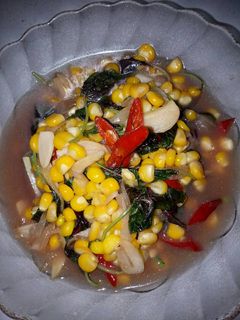 Foto resep Tumis bayam merah