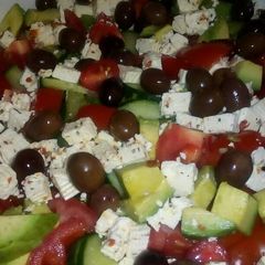 A picture of Caesar salad.