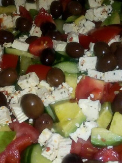 A picture of Caesar salad.