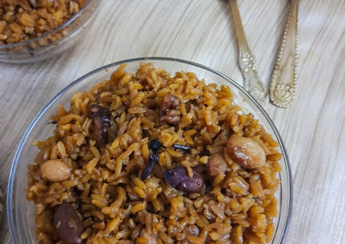 Sweet jaggery pulao