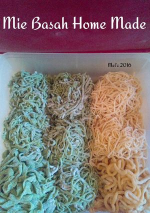 Foto resep Mie Basah Homemade (Tanpa gilingan mie)