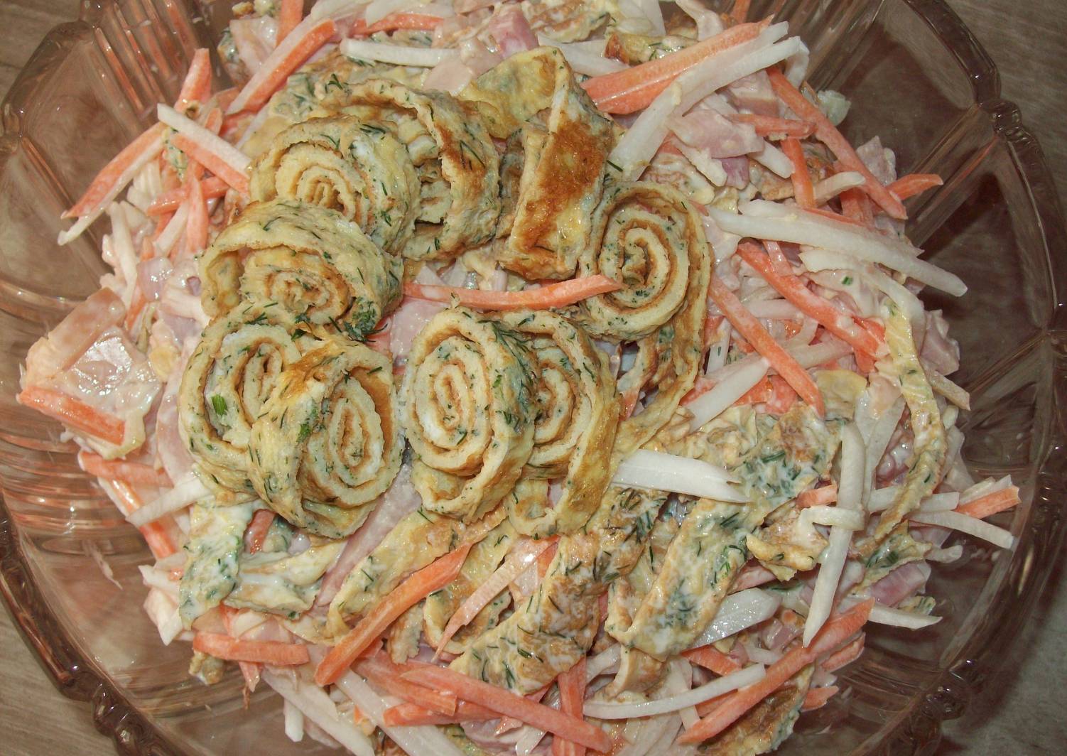 Салат с трубачом рецепт с фото пошагово