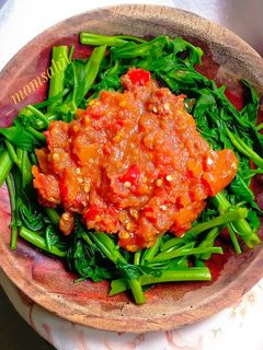 Foto resep Plecing Kangkung Khas Lombok
