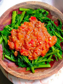 Foto resep Plecing Kangkung Khas Lombok