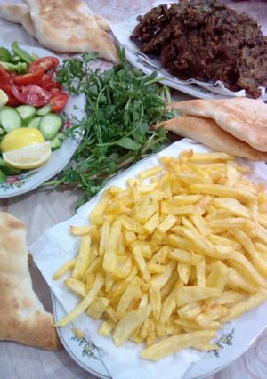صورة لوصفة كباب عروك
