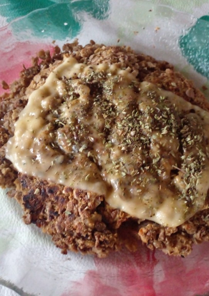 Una foto de Tortita/hamburguesa de lenteja ⭒ con alternativa vegana