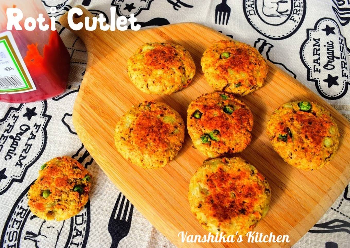 Roti Cutlet | Leftover Roti Cutlet | Healthy Roti Kebabs