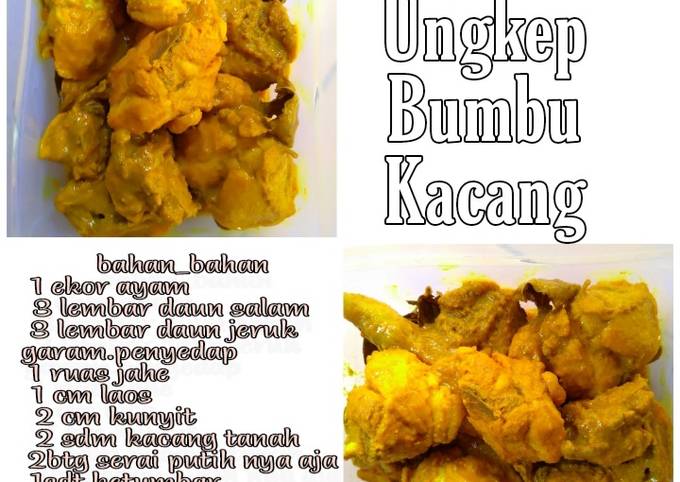 Resep #Ayam ungkep bumbu kacang yang Lezat Sekali