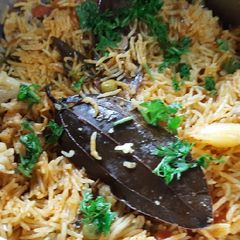 Vegetables pulao A picture of Vegetables pulao.