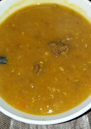 صورة لوصفة شوربة العدس