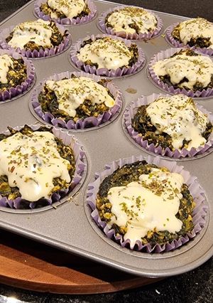 Una foto de Muffins de verdura