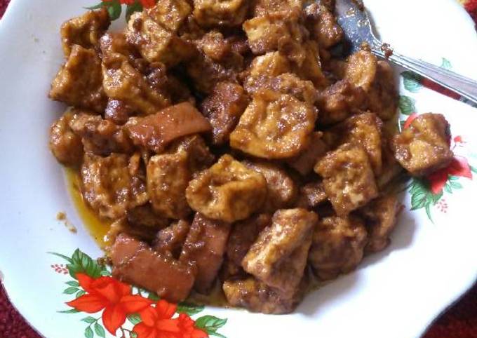 Rendang Tahu Tempe Sosis