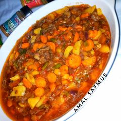 A picture of Vegetables soup.