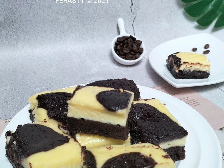 Ternyata begini loh! Resep mudah membuat Brownies Coffee Cream Cheese dijamin sempurna