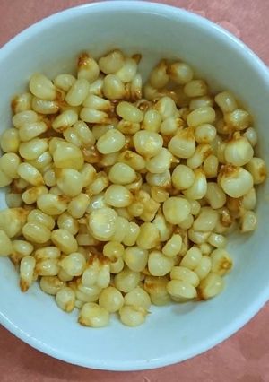 Hình của món Ngô xào xì dầu.