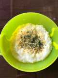 Cheesy buttery rice (MPASI 9+)